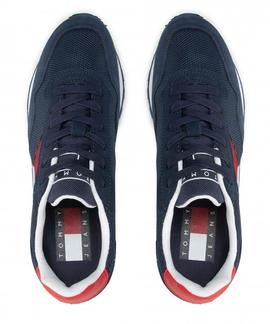 ZAPATILLAS TOMMY JEANS RETRO RUNNER MIX AZUL MARINO