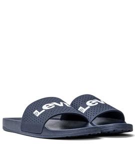 CHANCLAS DE PISCINA JUNE PERF AZUL MARINO