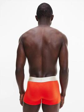 BOXER TRUNK 3 PACK STEEL MICRO NARANJA, VERDE CAQUI Y NEGRO