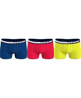 BOXER 3 PACK TRUNK AZUL, ROJO Y AMARILLO