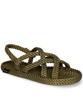 SANDALIAS DE HOMBRE BODRUM VERDE CAQUI