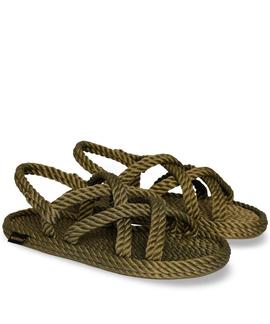 SANDALIAS DE HOMBRE BODRUM VERDE CAQUI