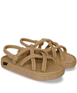 SANDALIAS DE MUJER BODRUM PLATFORM BEIGE