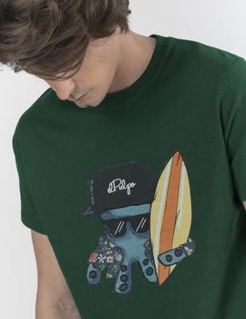 CAMISETA HAWAIIAN SURFER VERDE