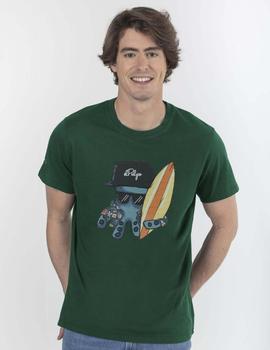 CAMISETA HAWAIIAN SURFER VERDE