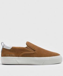 ZAPATILLAS DE PIEL YOGI CAMEL