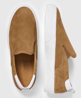 ZAPATILLAS DE PIEL YOGI CAMEL