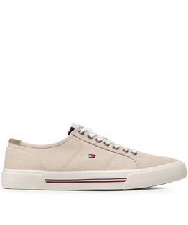 ZAPATILLAS DE LONA BAJA CORE CORPORATE BEIGE