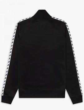 CHAQUETA DEPORTIVA TAPED TRACK JACKET NEGRA