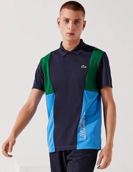 POLO LACOSTE SPORT TRANSPIRABLE MULTICOLOR