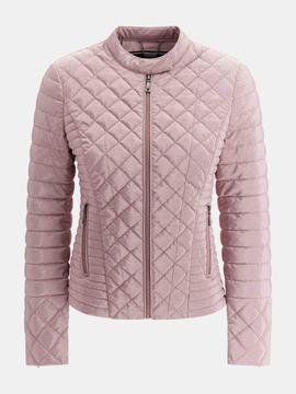 CHAQUETA ACOLCHADA NEW VONA JACKET ROSA METALIZADA