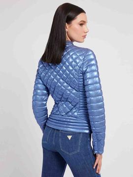 CHAQUETA ACOLCHADA NEW VONA JACKET AZUL METALIZADA