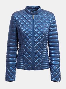 CHAQUETA ACOLCHADA NEW VONA JACKET AZUL METALIZADA