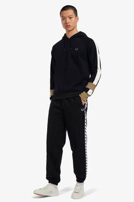 PANTALÓN DEPORTIVO TAPED TRACK PANT NEGRO