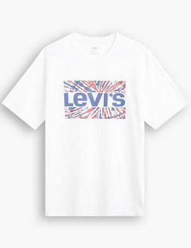 CAMISETA LEVI’S® RELAXED FIT TIE DYE BLANCA