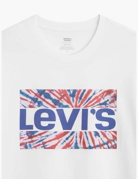 CAMISETA LEVI’S® RELAXED FIT TIE DYE BLANCA