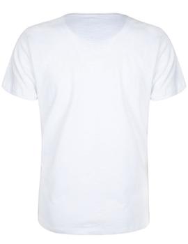 CAMISETA M.C HOMBRE ESTAMPADA BLANCA