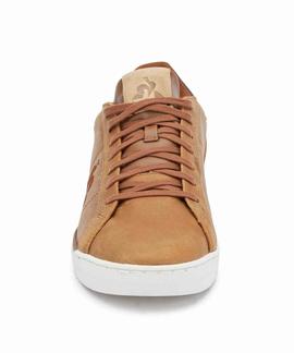 ZAPATILLAS STADIUM LEATHER MIX CAMEL