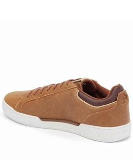 ZAPATILLAS STADIUM LEATHER MIX CAMEL