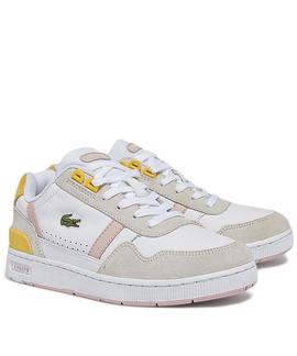 ZAPATILLAS LACOSTE T-CLIP 0722 1 SFA WHITE / LIGHT PINK