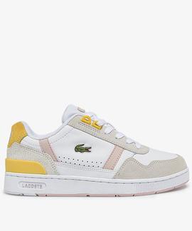 ZAPATILLAS LACOSTE T-CLIP 0722 1 SFA WHITE / LIGHT PINK