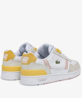 ZAPATILLAS LACOSTE T-CLIP 0722 1 SFA WHITE / LIGHT PINK