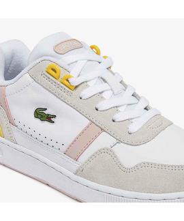 ZAPATILLAS LACOSTE T-CLIP 0722 1 SFA WHITE / LIGHT PINK