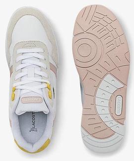 ZAPATILLAS LACOSTE T-CLIP 0722 1 SFA WHITE / LIGHT PINK