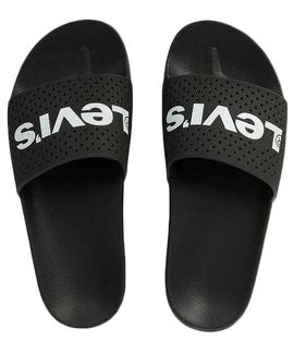 CHANCLAS DE PISCINA JUNE PERF NEGRAS