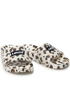 CHANCLAS DE PISCINA JUNE STAMP S CON ESTAMPADO ANIMAL PRINT