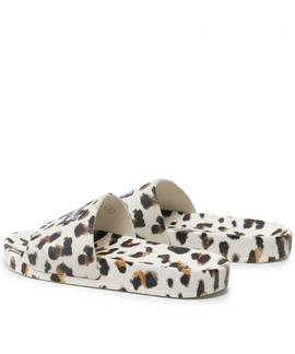 CHANCLAS DE PISCINA JUNE STAMP S CON ESTAMPADO ANIMAL PRINT