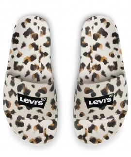 CHANCLAS DE PISCINA JUNE STAMP S CON ESTAMPADO ANIMAL PRINT