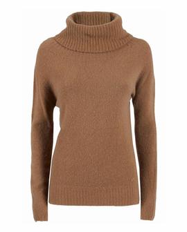 JERSEY DE MUJER CUELLO CISNE CAMEL