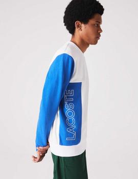 SUDADERA LACOSTE COLOR BLOCK MULTICOLOR