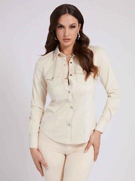 CAMISA DAISY DE EFECTO ANTE BEIGE