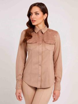 CAMISA DAISY DE EFECTO ANTE NUDE