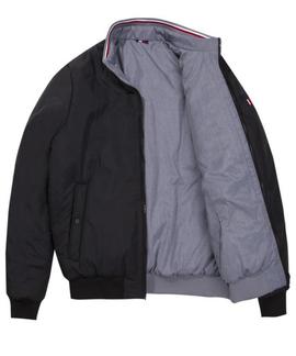 REVERSIBLE PADDED BOMBER SILVER FOG HTR