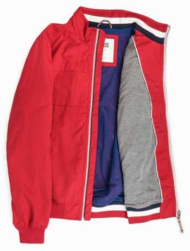 BASIC NYLON JACKET REGULAR FIT CHILI PEPPER