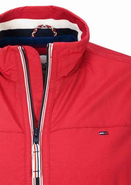 BASIC NYLON JACKET REGULAR FIT CHILI PEPPER