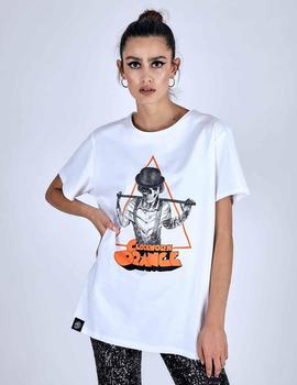 CAMISETA UNISEX ALEX SKULL BLANCA