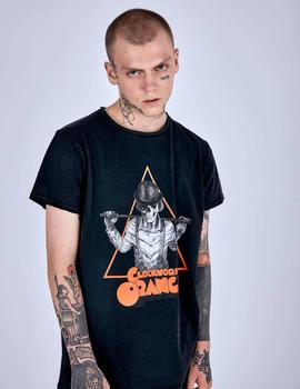 CAMISETA UNISEX ORANGE NEGRA DEGRADÉ