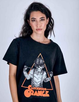 CAMISETA UNISEX ORANGE NEGRA DEGRADÉ