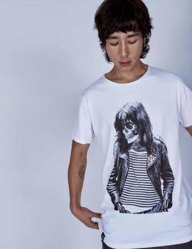 CAMISETA UNISEX JOEY SKULL BLANCA