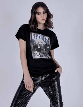 CAMISETA UNISEX GET BACK NEGRA