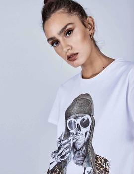 CAMISETA UNISEX KURT SKULL BLANCA