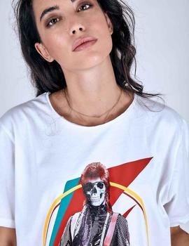 CAMISETA UNISEX ZIGGY SKULL BLANCA