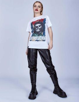 CAMISETA UNISEX CHE SKULL BLANCA