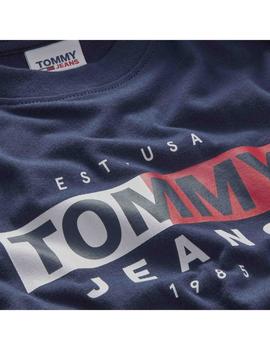 SUDADERA CON LOGO DE BANDERA AZUL MARINO