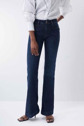 PANTALÓN VAQUERO DESTINY FLARE EN DENIM AZUL ÍNDIG