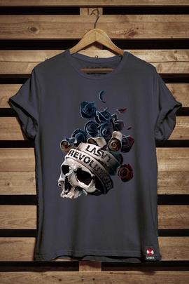 CAMISETA DE HOMBRE CRANIUM AZUL MARINO